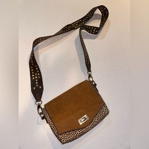 Free people suede and leather purse! New! Never used nwot